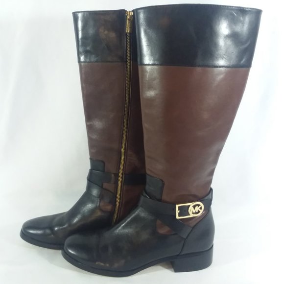 Michael Kors Jet Set 6 Leather Riding Boots 9M - Picture 7 of 12
